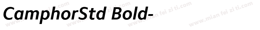 CamphorStd Bold字体转换